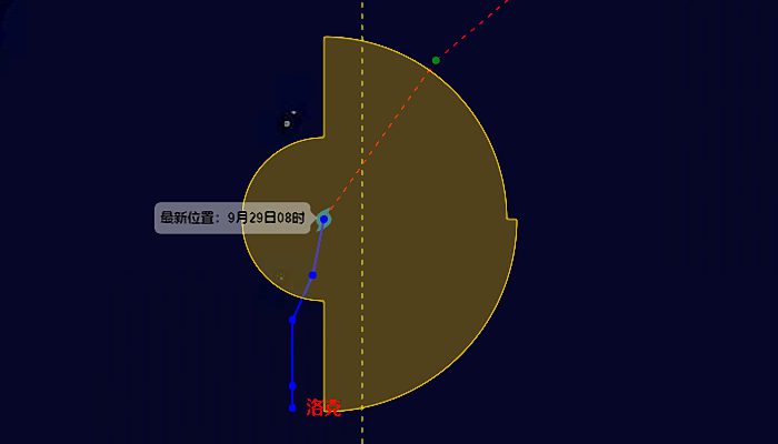 最新台风洛克路径图消息更新，台风动态及影响分析